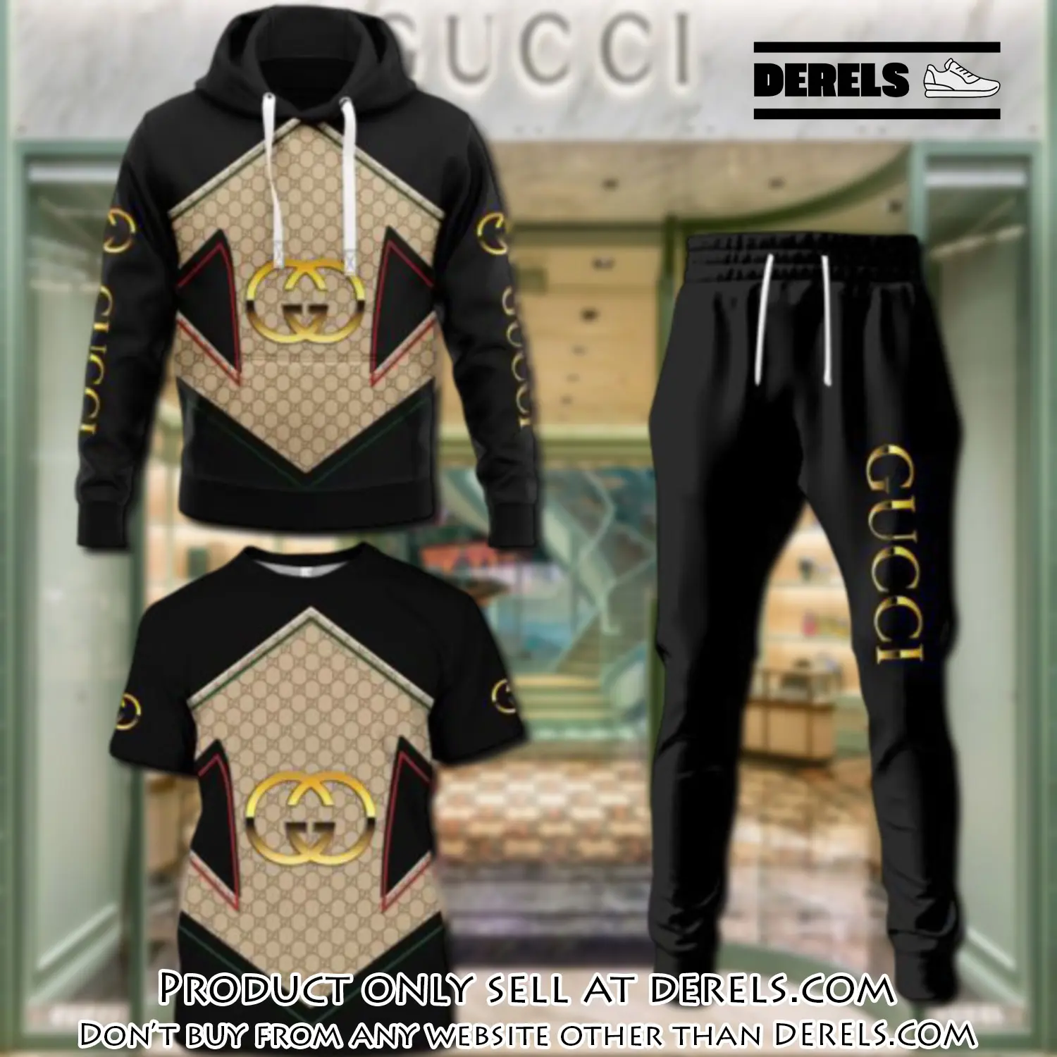 Gucci luxury brand combo tshirt hoodie long pants set trending 24 outfit sport lcs1037 dr2018749